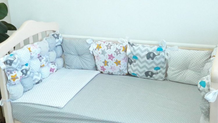 Комплект Joy комбинированный 6 единиц серый Lux baby 482130