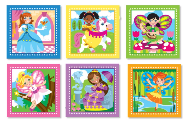 Кубики Принцессы и феи MD19040 Melissa and Doug