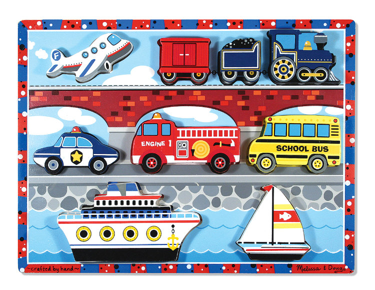 Melissa and Doug Машинки формовой пазл MD3725