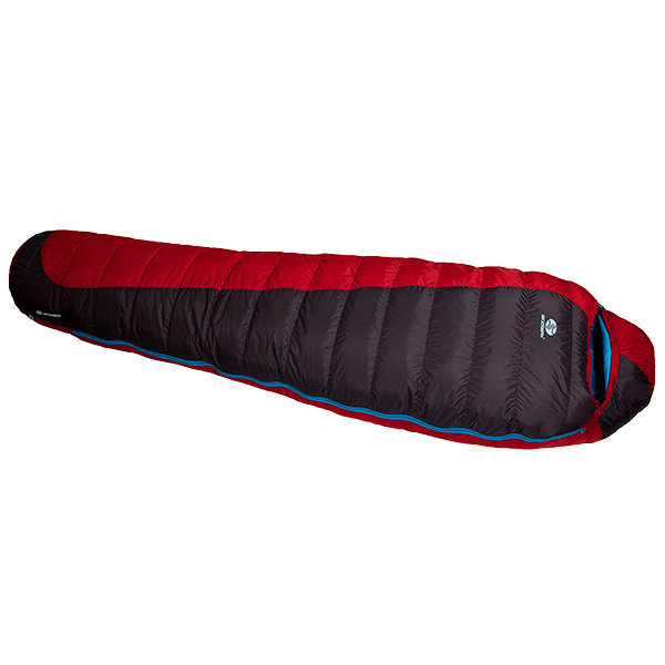 Спальный мешок Erratic plus II 850/190/-12°C red/blue right Sir Joseph