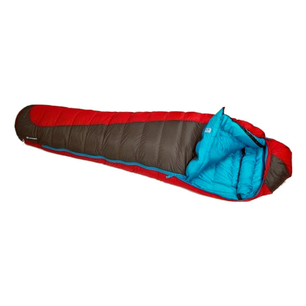Спальный мешок Erratic plus II 850/190/-12°C red/blue right Sir Joseph