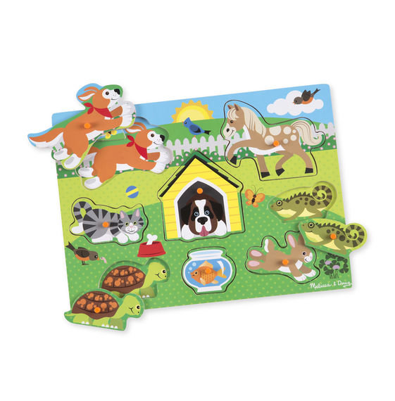 Рамка-вкладыш Домашние животные 8 элементов MD19053 Melissa and Doug