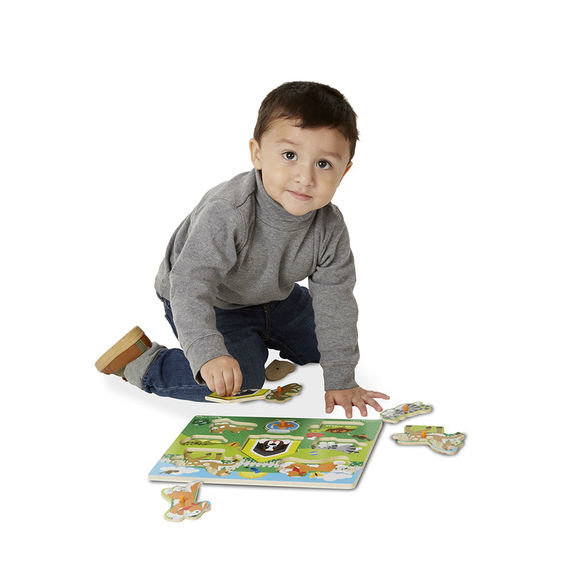 Рамка-вкладыш Домашние животные 8 элементов MD19053 Melissa and Doug