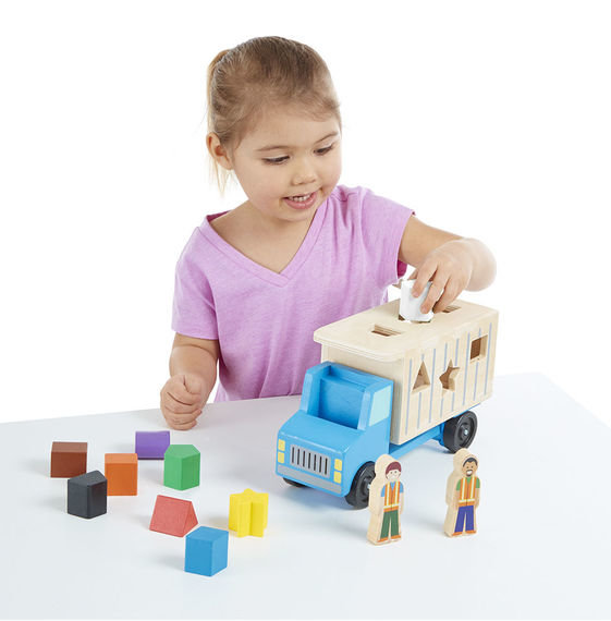 Деревянный самосвал-сортировщик MD9397 Melissa and Doug