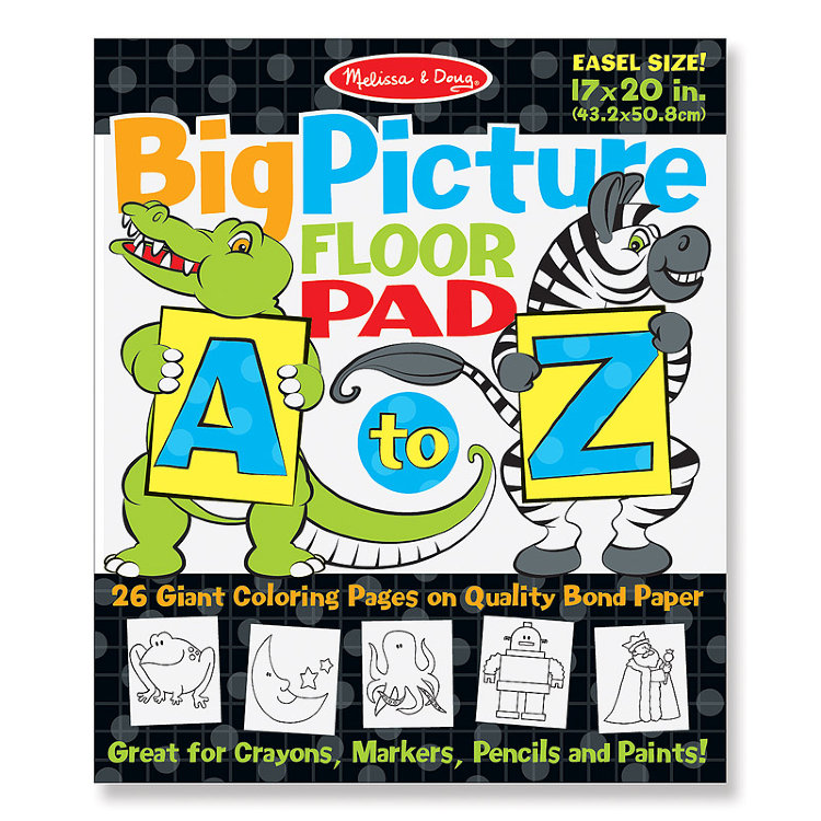 Melissa and Doug Гигантская раскраска Алфавит MD9109