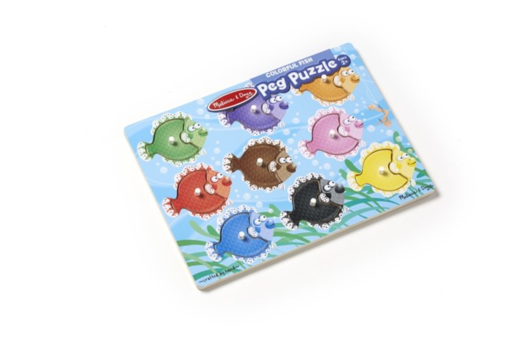 Рамка-вкладыш Рыбки 9 элементов MD19058 Melissa and Doug