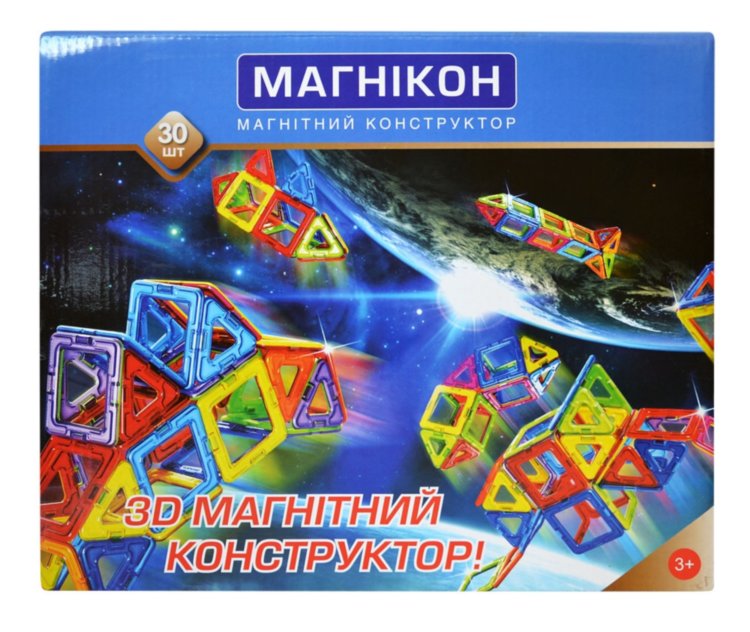 3D магнитный конструктор МК-30 Магникон
