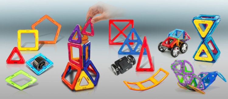 3D магнитный конструктор МК-30 Магникон