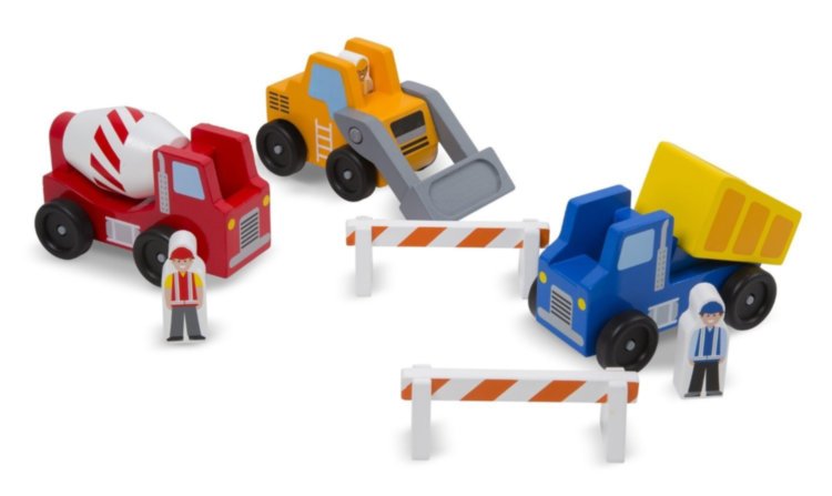 Деревянный набор Строительные машинки MD656 Melissa and Doug