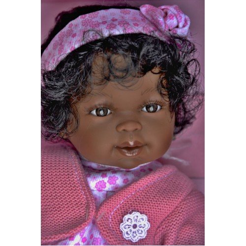 Кукла Petit Negrita pink 1124P Antonio Juan