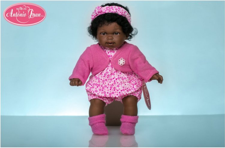 Кукла Petit Negrita pink 1124P Antonio Juan