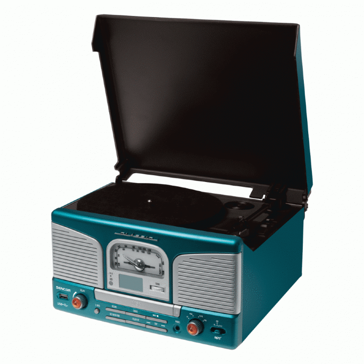Музыкальный проигрыватель Sencor STT 114 BLUE