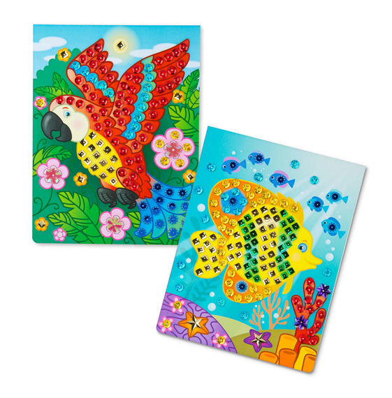 Мерцающая мозаика Животные MD9438 Melissa and Doug