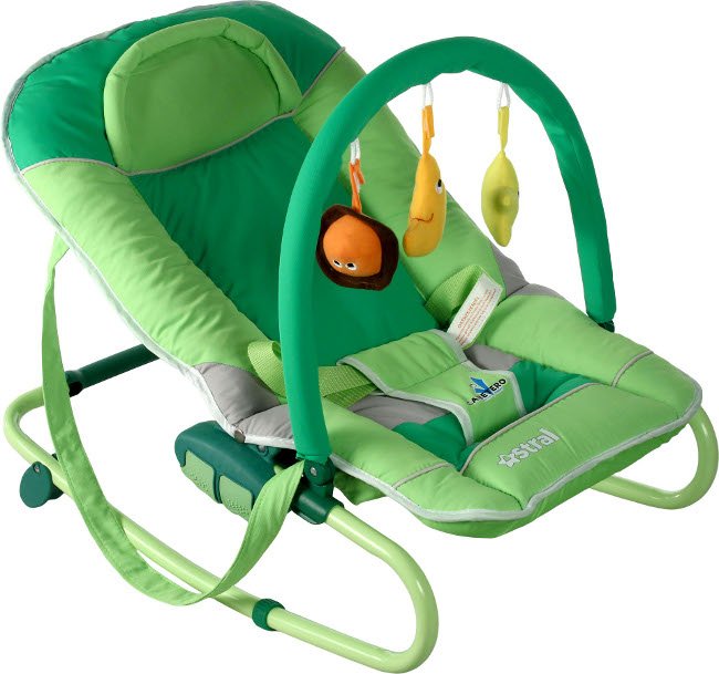 Шезлонг Caretero Astral green