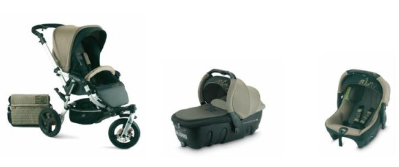 Коляска Jane Slalom Pro Reverse Strata 3-в-1, P08