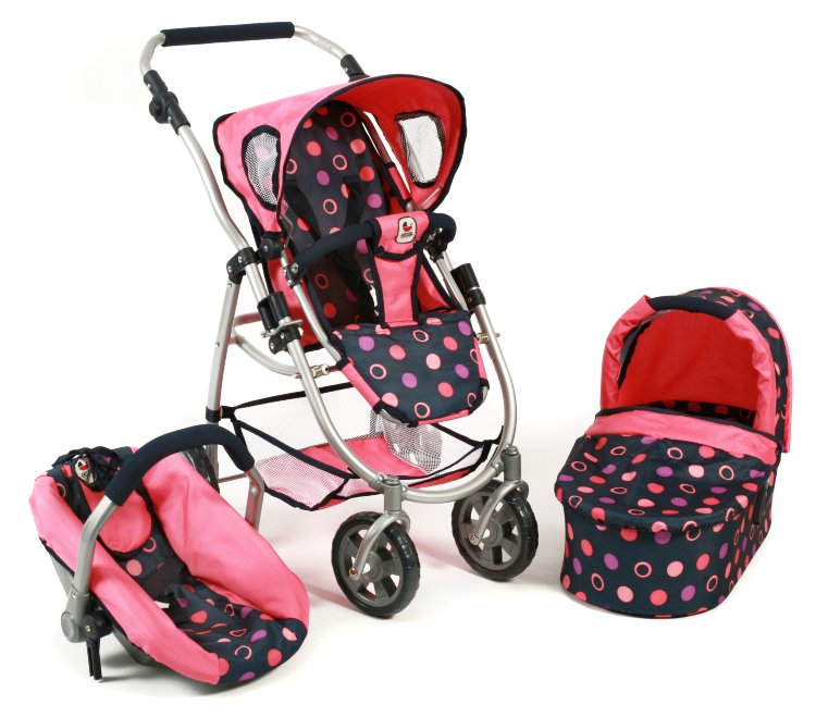 Коляска для кукол 3 в 1 Emotion All in One  Corallo Bayer Chic 2000