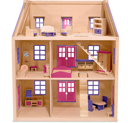 Melissa and Doug - Многоэтажный Деревянный Домик, MD4570