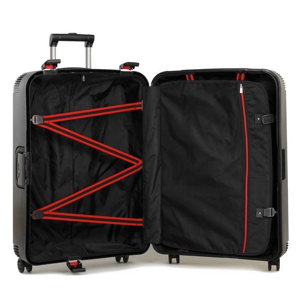 Чемодан Shield L black Rock