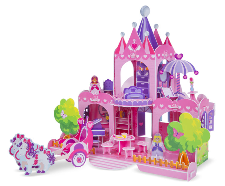 3D пазлы Розовый домик MD9462 Melissa and Doug