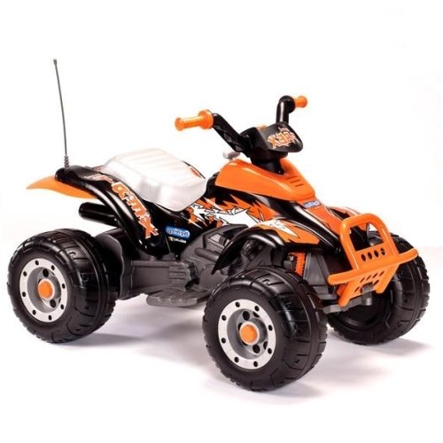 Peg Perego Квадроцикл T-REX (черно-оранжевый), OR 0066