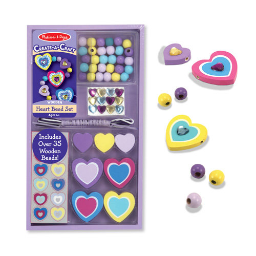 Melissa and Doug Набор бусинок Сердечки MD4177