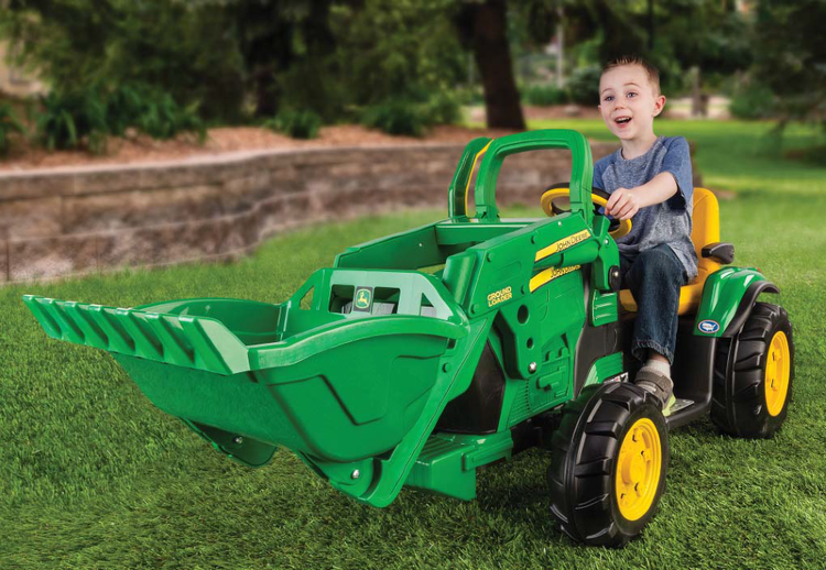 Peg Perego Электромобиль Экскаватор JOHN DEER Ground Loader, OR 0068