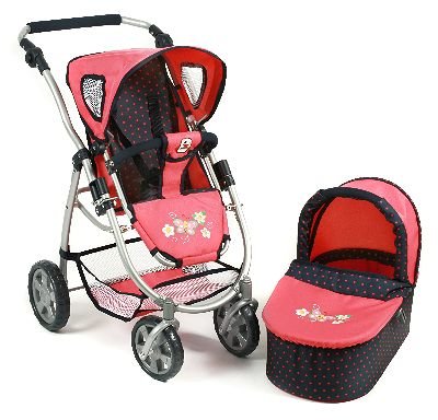 Коляска для кукол Emotion 2 в 1 Dots Koraller от Bayer Chic 2000