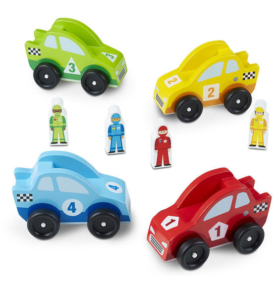 Деревянный набор Гоночные автомобили MD706 Melissa and Doug