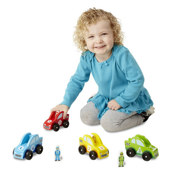Деревянный набор Гоночные автомобили MD706 Melissa and Doug