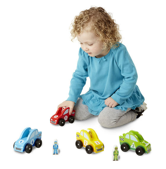 Деревянный набор Гоночные автомобили MD706 Melissa and Doug