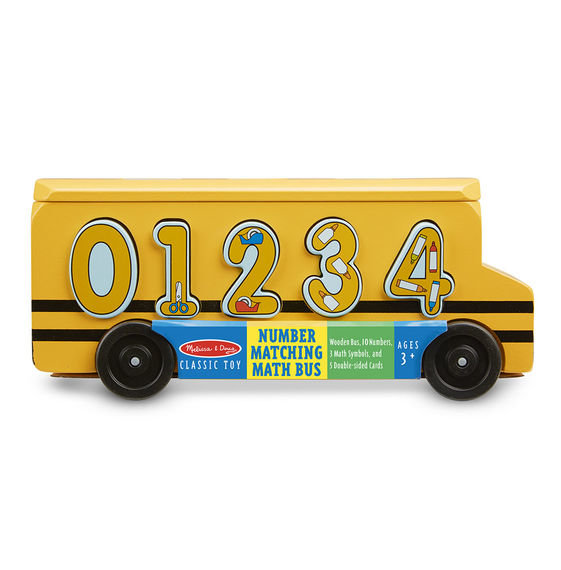 Деревянный школьный автобус-сотрер Счёт MD19398 Melissa and Doug