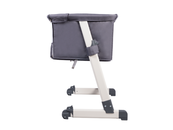 Приставная кроватка Theo dark grey Lionelo