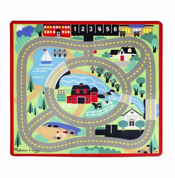Игровой коврик с машинками Городская дорога MD19400 Melissa and Doug