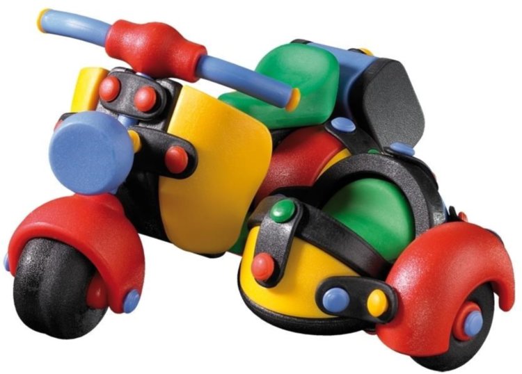 Конструктор Скутер с коляской Motor Scooter with Side Car 089.017 Mic-O-Mic