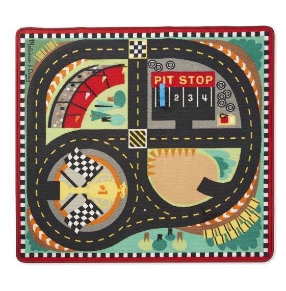 Игровой коврик с машинками Гоночная трасса MD19401 Melissa and Doug