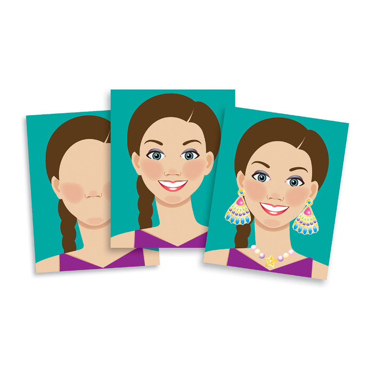 Melissa and Doug Набор стикеров Make-up MD4195
