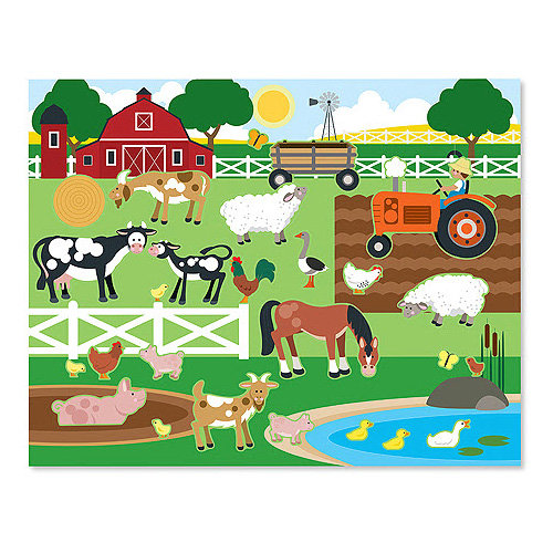 Melissa and Doug Набор многоразовых наклеек Места обитания животных MD4196