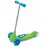 Самокат Al Razor Kixi "Scribble" 3-х колесный Blue/Green  с мелками