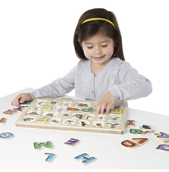 Звуковой пазл Испанский алфавит MD723 Melissa and Doug