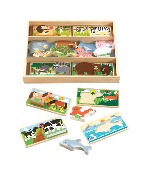 Набор деревянных карточек/картинок Животные MD9890 Melissa and Doug