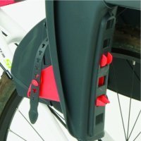 Велокресло Polisport Boodie For frame серое с серебряным 8630400003