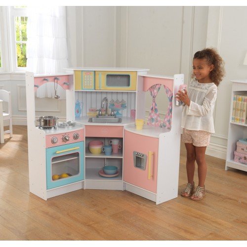 Кухня детская угловая Deluxe 53368 KidKraft