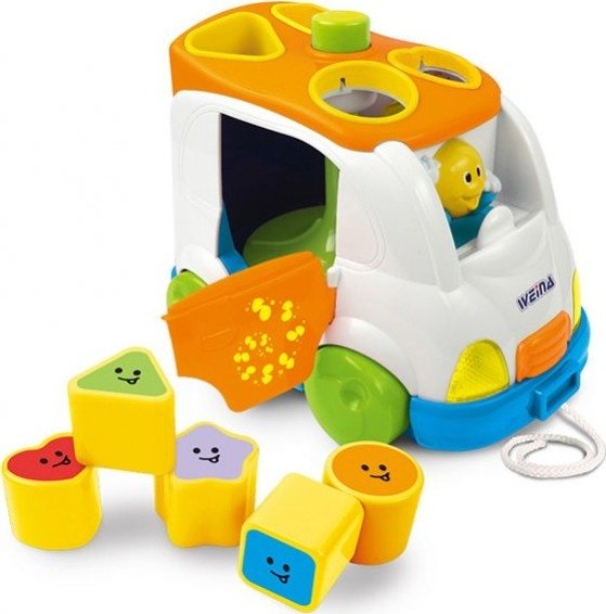 Игрушка сортер Weina «Музыкальный микроавтобус» 2071