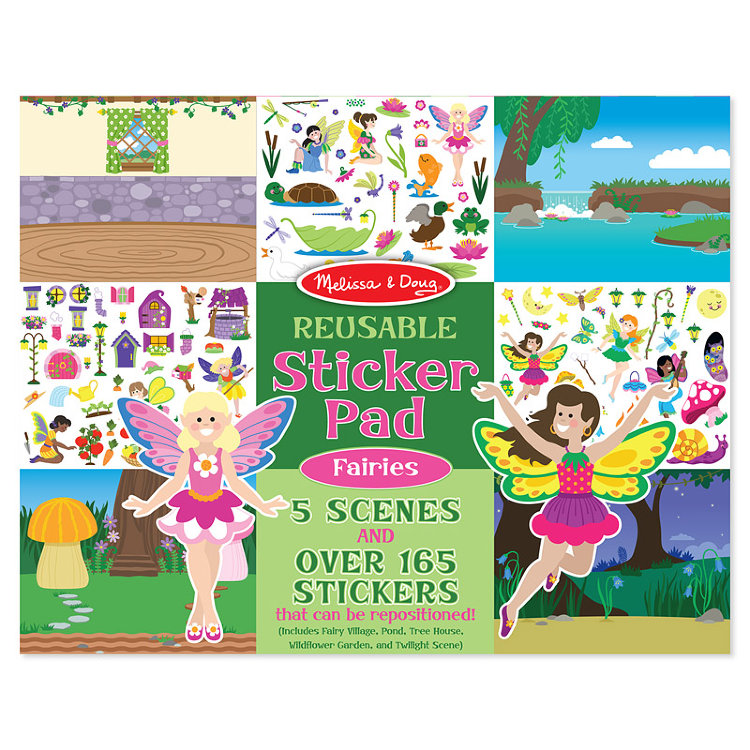 Melissa and Doug Набор многоразовых наклеек Феи MD8603
