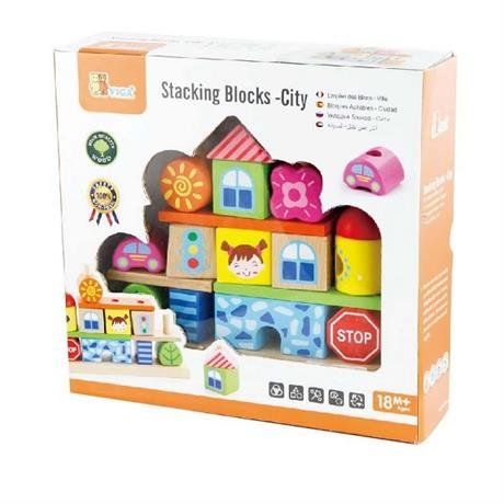Набор кубиков Город Viga Toys