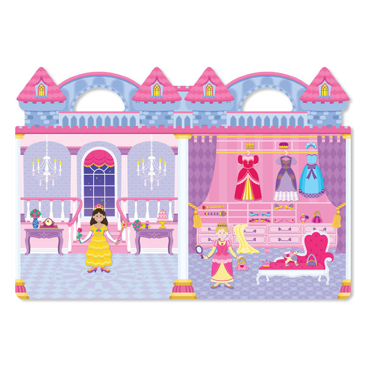 Melissa and Doug Объёмные многоразовые наклейки Принцессы MD9100