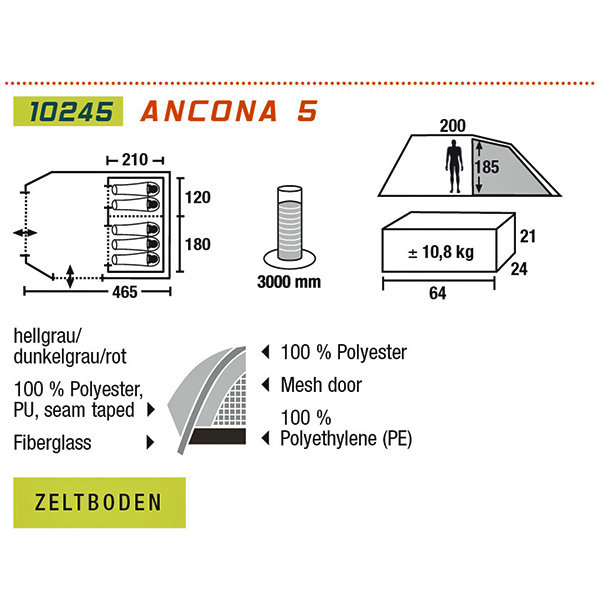 Палатка Ancona 5 High Peak