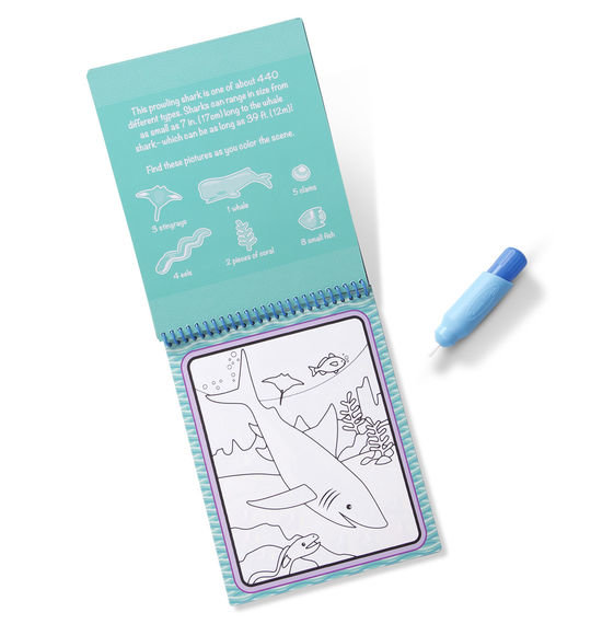 Волшебная водная раскраска Подводный мир MD19445 Melissa and Doug
