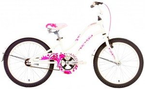 Велосипед 20" PRIDE ANGEL, бело-розовый