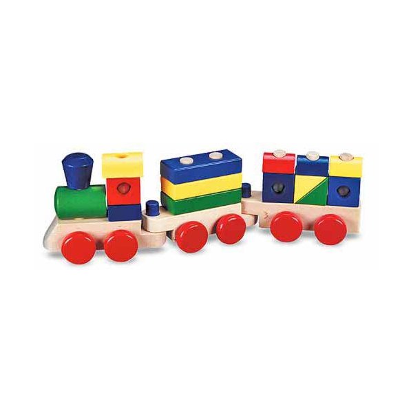 Melissa and Doug Поезд из кубиков MD572